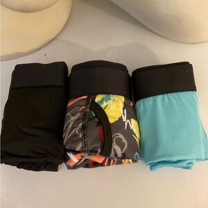 3 Boxer Briefs - No Boundaries XL 40-42 Free Shipping